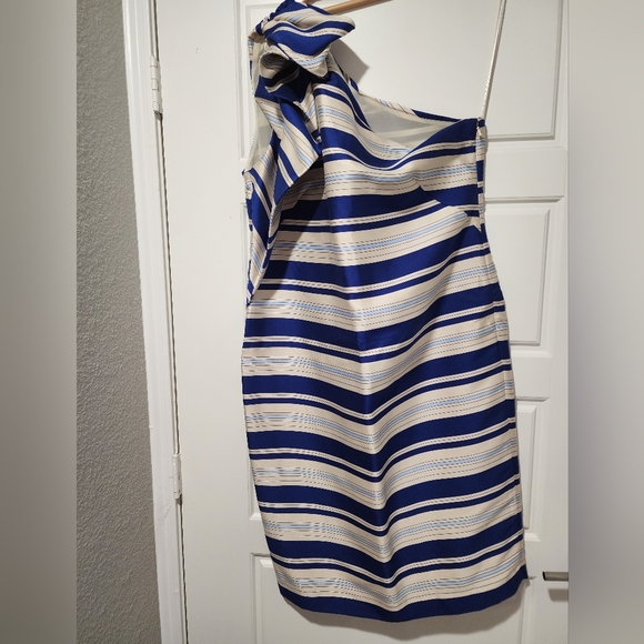 Banana Republic one shoulder dress Sz 14 - Picture 3 of 3